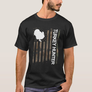 Camiseta Turquía caza la bandera estadounidense y el amante