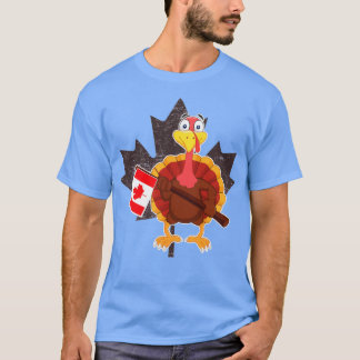 Camiseta Turquía con bandera canadiense Guay Acción de Grac