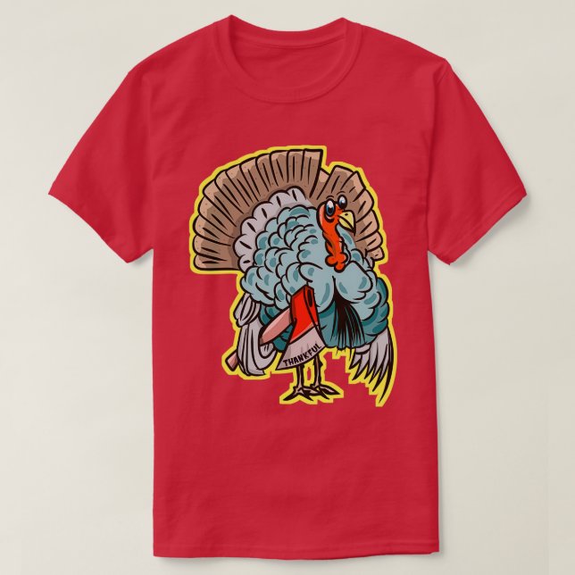 Camiseta Turquía Con Un Ax Classic TShirt (Diseño del anverso)