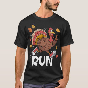 Camiseta Turquía Corre Disfraz Acción de Gracias