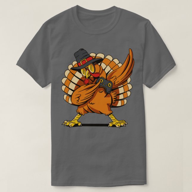 Camiseta Turquía Dabbing (Diseño del anverso)