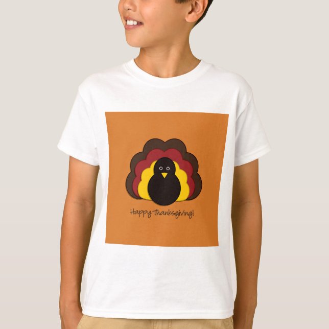 Camiseta Turquía de Acción de Gracias (Anverso)