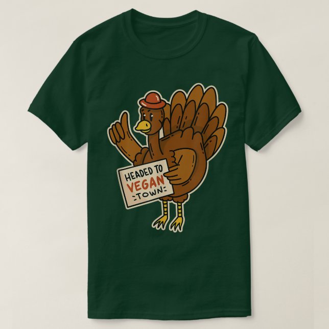 Camiseta Turquía de Guay vegana (Diseño del anverso)
