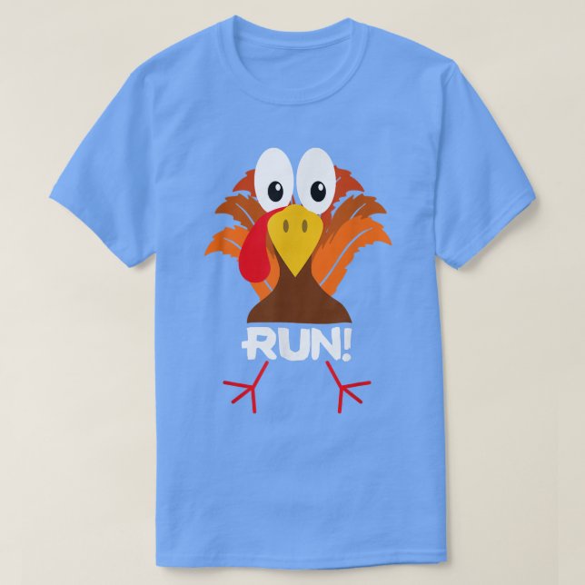 Camiseta Turquía disfrazó a un adulto que corría cara a tro (Diseño del anverso)