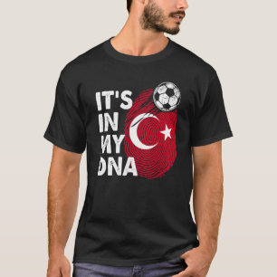 Camiseta Turquía En Mi Adn El Equipo Turco De Bandera Turqu