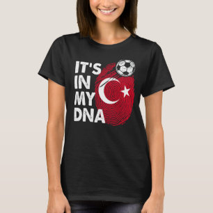 Camiseta Turquía En Mi Adn El Equipo Turco De Bandera Turqu