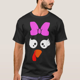Camiseta Turquía enfrenta ojos vacíos Funny Halloween Thank