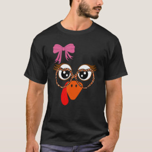 Camiseta Turquía enfrenta pestañas gafas de leopardo gracia