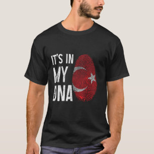 Camiseta Turquía está en mi ADN Patrimonio del Orgullo de l