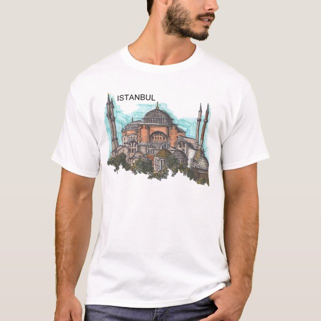Camiseta Turquía Estambul Hagia Sophia (por St.K) (Anverso)
