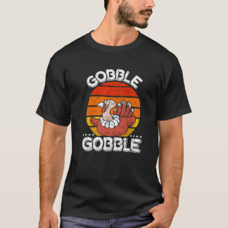 Camiseta Turquía Feliz Día de Acción de Gracias tambalea a