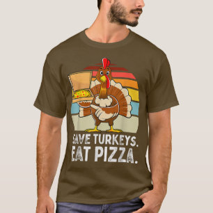 Camiseta Turquía Graciosa Acción de Gracias Salvar A Los Tu