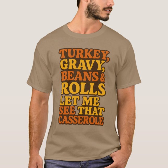 CAMISETA TURQUÍA, GRAVÍA, BEANS Y ROLLS. PERMÍTANME VER ESE (Anverso)