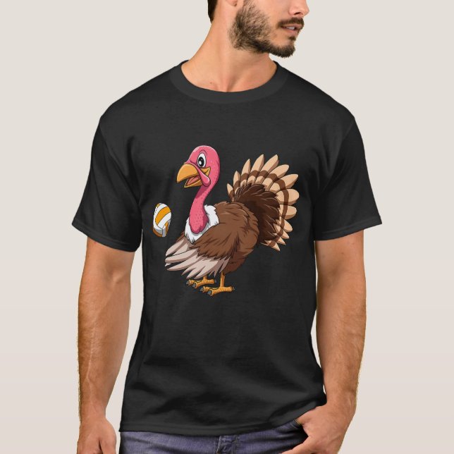 Camiseta Turquía juega al voleibol de Acción de Gracias (Anverso)