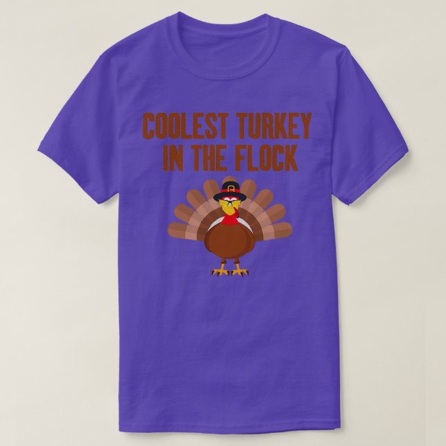Camiseta Turquía Más Fría En La Trimezcla De Bloques (Diseño del anverso)