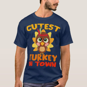 Camiseta Turquía más linda en el día de Acción de Gracias e
