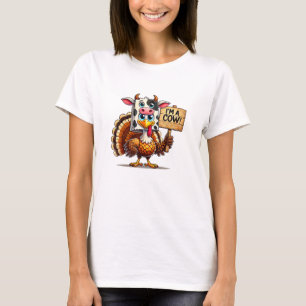Camiseta Turquía Paper Bag Moo, soy una familia de acción d