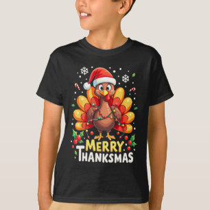 Camiseta Turquía Santa Feliz Feliz Feliz Feliz Día de Graci