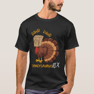 Camiseta Turquía Saurus Rex Funny Turquía Fake T Rex Thanks