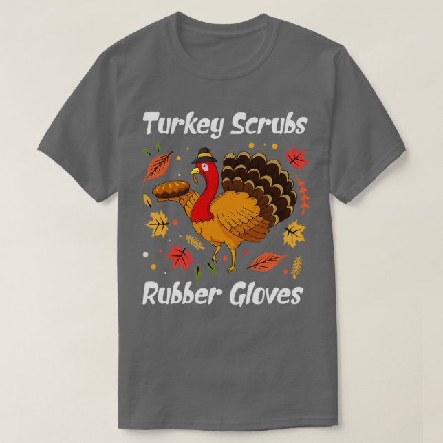 Camiseta Turquía se deshace de guantes de goma (Diseño del anverso)