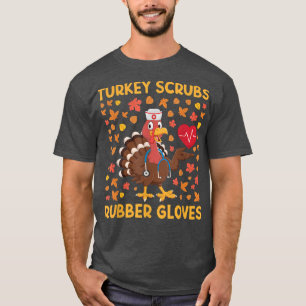 Camiseta Turquía se deshace de guantes de goma divertida en