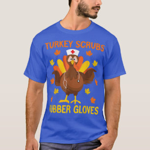 Camiseta Turquía se deshace de guantes de goma Thankding Nu