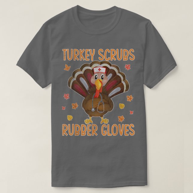 Camiseta Turquía se desmorona con guantes de goma desenfren (Diseño del anverso)
