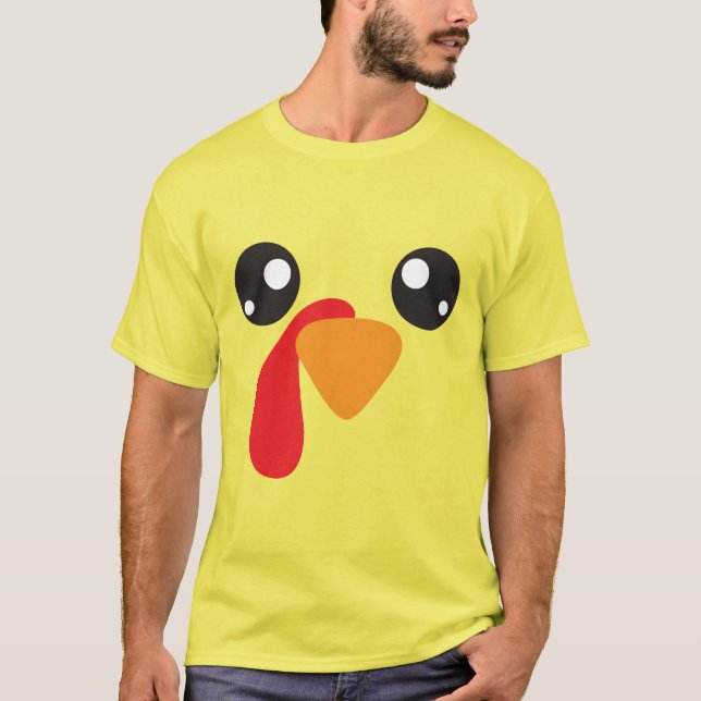 Camiseta turquía se enfrenta a divertidas vacaciones de agr (Anverso)