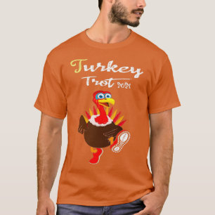 Camiseta Turquía Trot 2021 Divertido Día de Acción de Graci