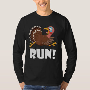 Camiseta Turquía Trot Adulto Corriendo Disfraz Cara Correr