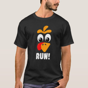 Camiseta Turquía Trot Adulto Corriendo Disfraz Cara Correr