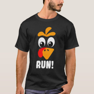Camiseta Turquía Trot Adulto Corriendo Disfraz Cara Correr 