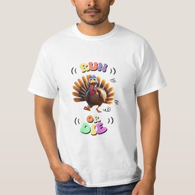 Camiseta Turquía trot es gracioso irse feliz día de gracias (Anverso)