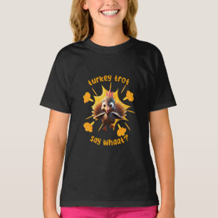 Camiseta Turquía Trot feliz carrera divertida de Acción de 