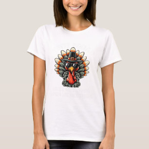 Camiseta Turquía Trot Squad Funciona en Acción de Gracias C