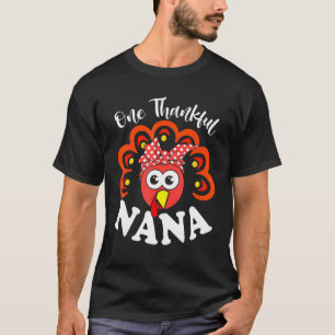 Camiseta Turquía Un Agradecido Día De Acción De Gracias Nan
