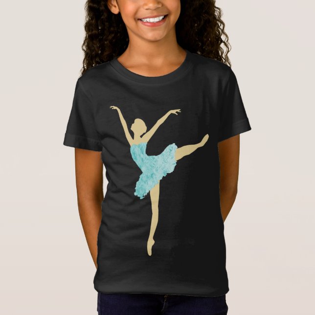 Camiseta Turquoise Ballerina (Anverso)