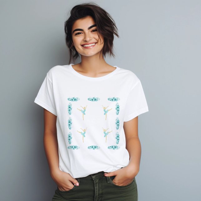 Camiseta Turquoise Ballerina (Subido por el creador)