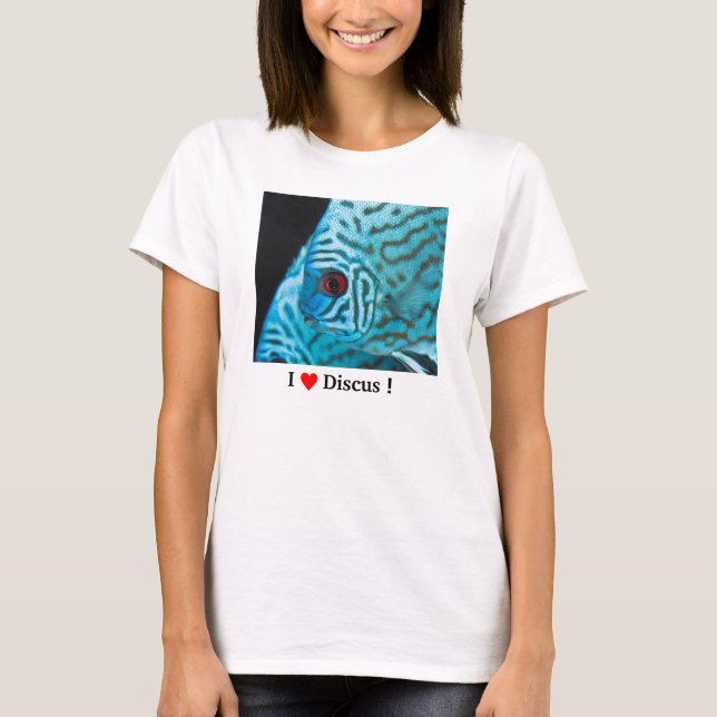 Camiseta Turquoise Blue Discus (Anverso)