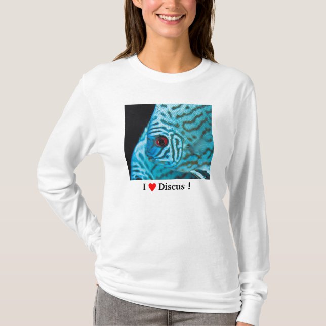 Camiseta Turquoise Blue Discus (Anverso)