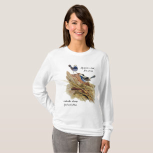 Camiseta Turquoisine Superb Warbler, Soulmates