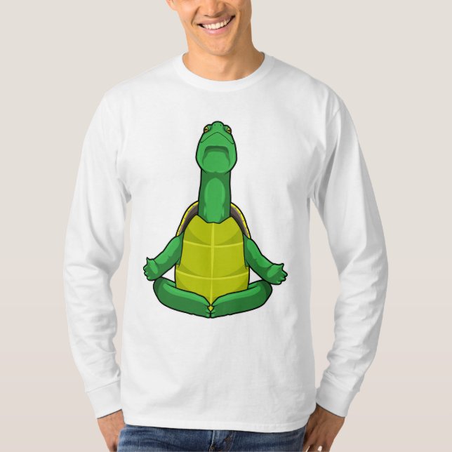 Camiseta Turtle at Yoga Meditation (Anverso)