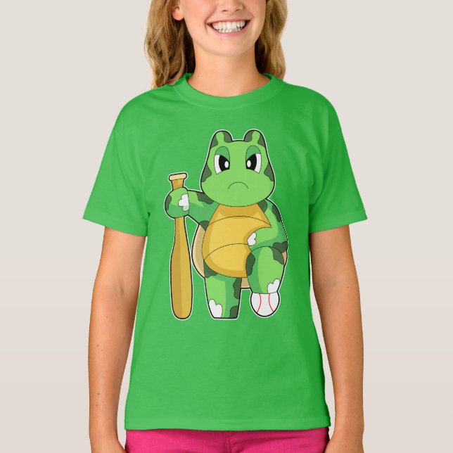 Camiseta Turtle Baseball Baseball bat (Anverso)