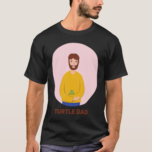 Camiseta Turtle Dad Tortoise Reptile Chelonia Testudines Tu (Anverso)