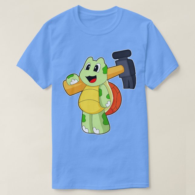 Camiseta Turtle Handyman Hammer (Diseño del anverso)
