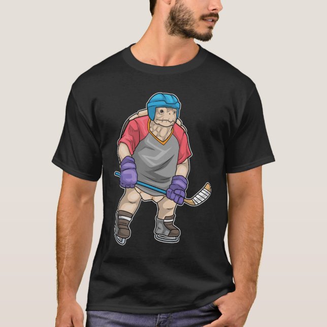 Camiseta Turtle Ice hockey Ice hockey stick Sports (Anverso)