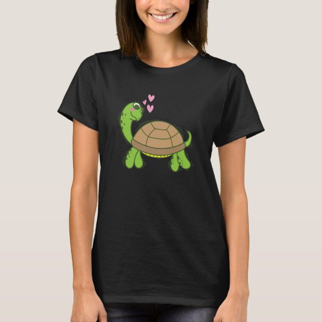 Camiseta Turtle is in Love Reptile Water (Anverso)