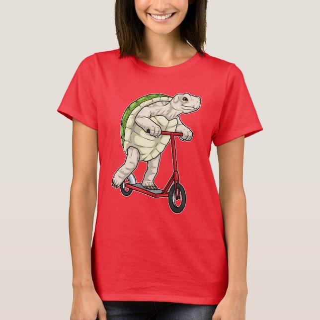 Camiseta Turtle Kick Scooter (Anverso)