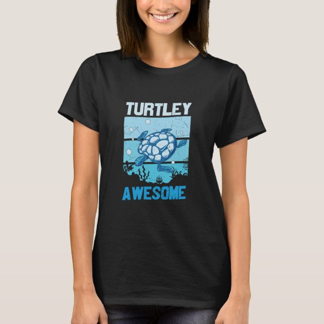 Camiseta Turtle Lover | Turtley Awesome (Anverso)
