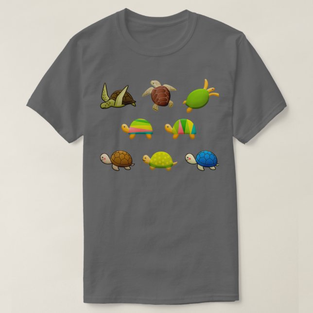 Camiseta Turtle Pattern (Diseño del anverso)